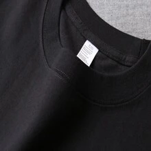 Men T-Shirts - 黑色 - 查看 3