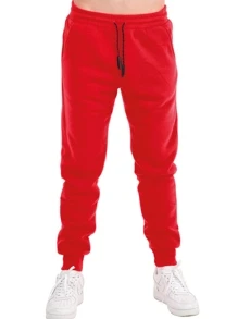 Jogger Pants For Men Sports Slim Fit Breathable Elastic Soft Light - FRIKY - 紅色 - 查看 1