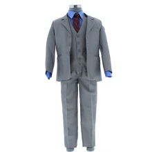 Three-Piece Pearl Gray Boy's Dress Suit 2378 2 To 16 Years - Grey - View 3