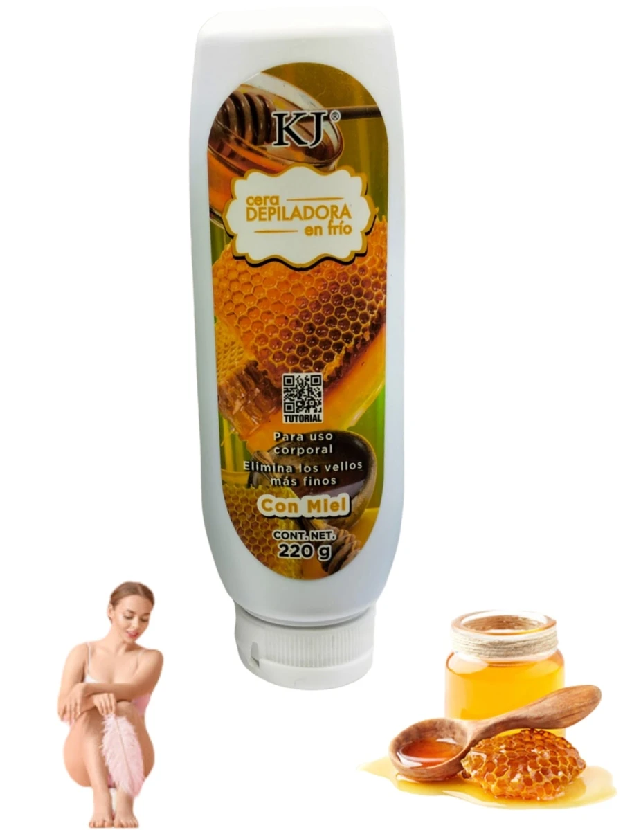 Cold Hair Removal Wax With Honey Body Use 220 Grs - Gold - View 1
