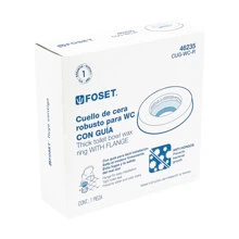 Cuello de cera con guía para wc robusto 250 g foset cug-wc-r 46235 - Naranja - Ver 3