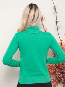 Women Sweaters - Màu xanh chanh - Xem 7