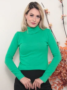 Women Sweaters - Màu xanh chanh - Xem 4