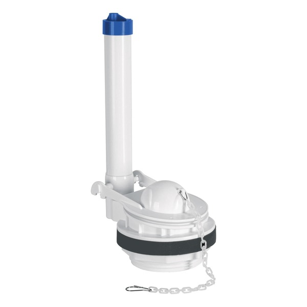 Valvula de descarga 3" para wc de 2 pzas cadena plastica vw-007 46223