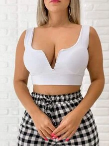 Women Tank Tops & Camis - White - View 2