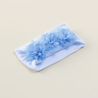 1入組嬰兒花朵裝飾彈性髮帶作為生日禮物