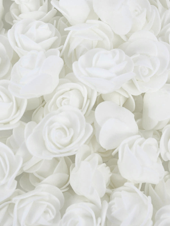 100入組人造花頭