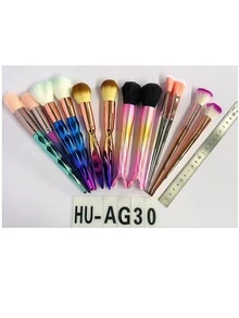 Set de Brochas Profesionales 12 Piezas - Multicolor - Ver 2