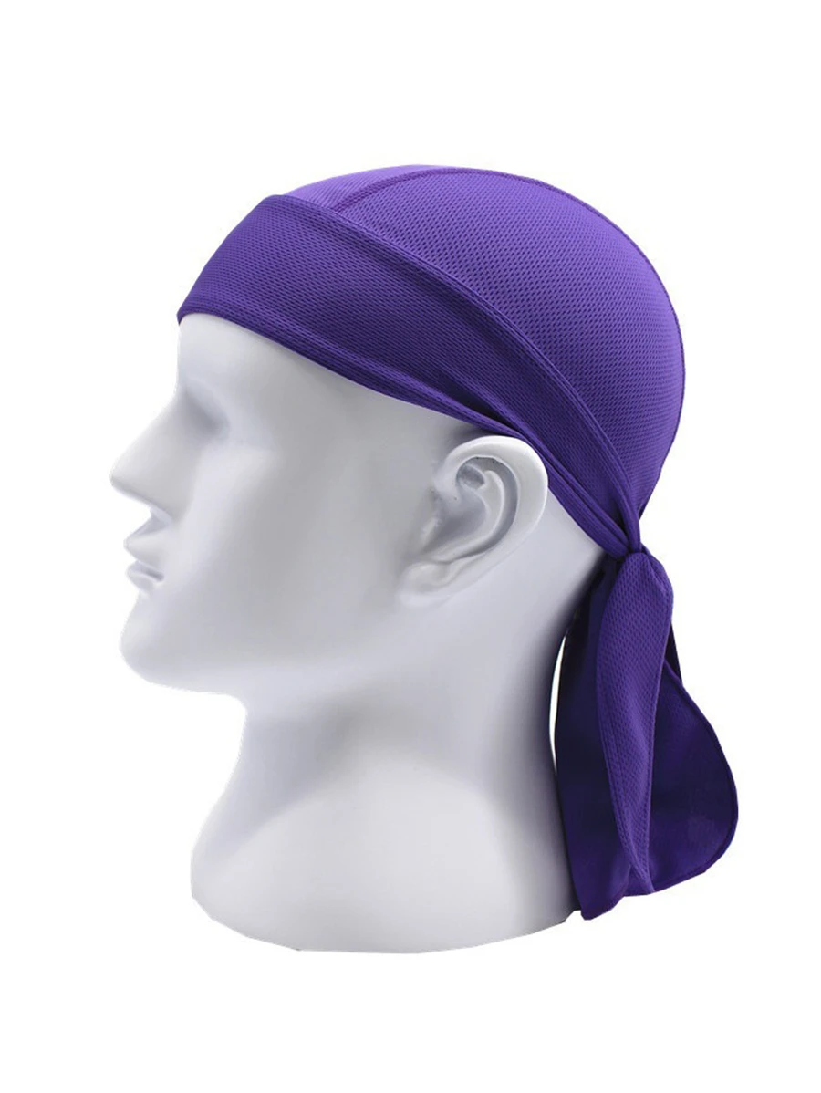 1入組萬聖節海盜服男女海盜頭巾帶腰帶頭巾配件 - 紫色 - 查看 1