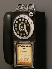 1pc Điện thoại hình nghệ thuật trang trí quà tặng tốt nhất - màu đen - Xem 7