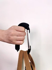 1 个婴儿车/婴儿车挂钩，适合日常使用 - 黑色 - 查看 3