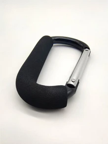 1 个婴儿车/婴儿车挂钩，适合日常使用 - 黑色 - 查看 4