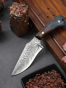 Cuchillo de acero inoxidable - Azul Cadete - Ver 2