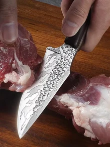 Cuchillo de acero inoxidable - Azul Cadete - Ver 4