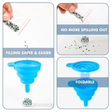 Set, MoeeBtee Classic 60 Slot Diamond Painting Storage Container - Diamond Painting Accessory Set - Diamond Art Storage Box for Jewelry Beads and Rhinestones Organizer - Blue - View 9