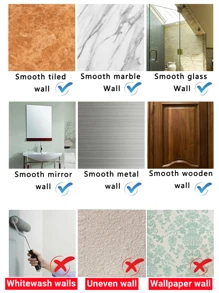 1入組透明寵物壁掛式化妝品和浴室收納架子 - 無色 - 查看 5