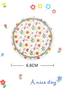 2入組花朵圖案汽車杯墊 - 彩色 - 查看 8