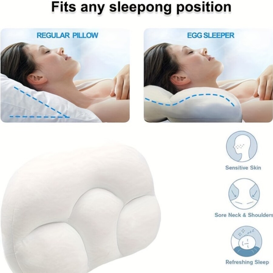 Cervical Memory Foam Pillow, Contour Pillows for Neck and Shoulder Pain