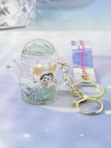 con dibujos animados detalle Regadera accesorio Llavero - Verde - Ver 2