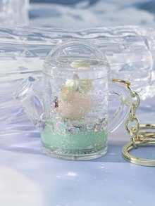 con dibujos animados detalle Regadera accesorio Llavero - Verde - Ver 3