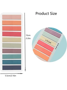 14 Sets Of Transparent Sticky Notes That Can Be Written And Re-positioned - Multicolor - View 5