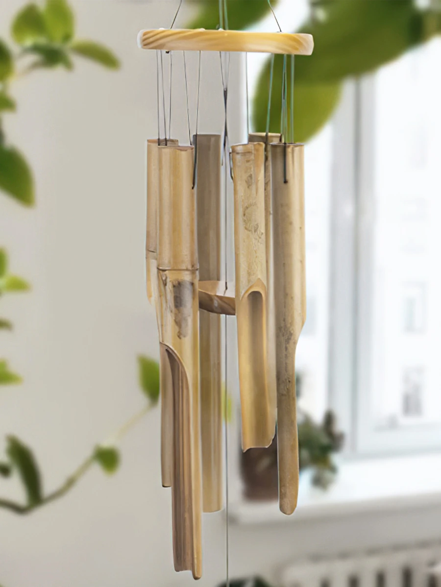 1入組竹子風鈴 - 彩色 - 查看 1