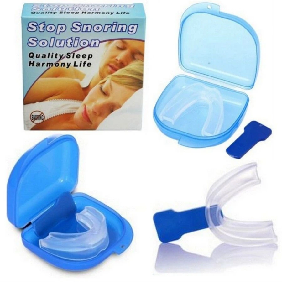 Dụng cụ bảo vệ miệng bằng silicone thể thao dành cho bóng rổ, quyền anh, yoga - trắng - Xem 1