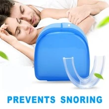 Dụng cụ bảo vệ miệng bằng silicone thể thao dành cho bóng rổ, quyền anh, yoga - trắng - Xem 3