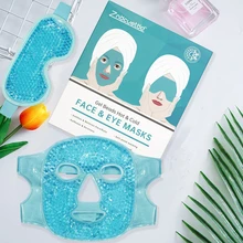 1pc Ice Pack Gel Face Mask - Blue - View 5