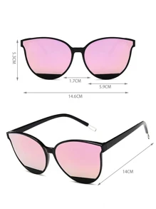 1 件粉色水星膜镂空时尚眼镜遮阳帽海滩配饰女士海滩配饰眼镜遮阳帽时尚基础款秋冬女士服装商务休闲礼品