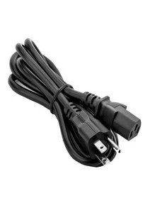 AC Power Cable For CPU Computer, Monitor, Printer - Siyah - Görünüm 2