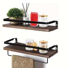 1入組亞克力棉籤架，帶竹蓋圓形棉籤架，透明藥瓶，棉籤浴室儲物罐，棉籤和棉籤，髮帶 - 無色 - 查看 3