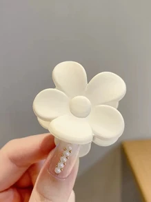 4pcs Flower Design Hair Claw Cutehair Clip Hair Jaw Clip Hair Clamps - Multicolor - View 4