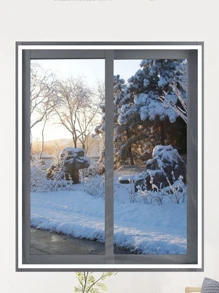 WHICHLIFE 1入組素色窗戶螢幕 - 白色 - 查看 4