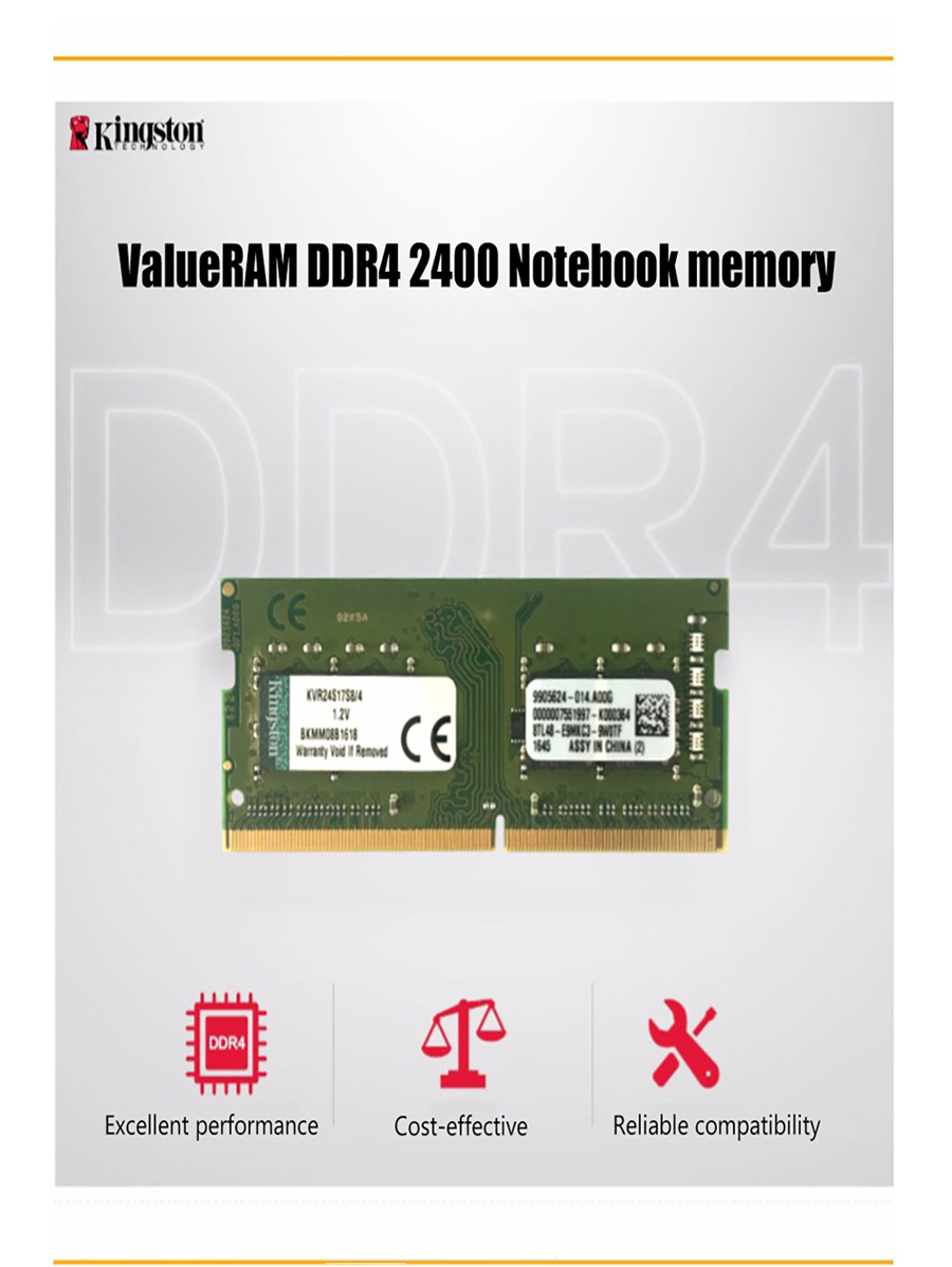 Pamięć do gier Kingston DDR4 3200 MHz 16 GB 32 GB 8 GB RAM 1,2 V 260 ...