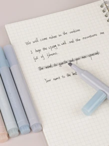 6入組/套大容量高光馬克筆在燈顏色 - 彩色 - 查看 3