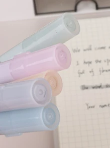 6入組/套大容量高光馬克筆在燈顏色 - 彩色 - 查看 6