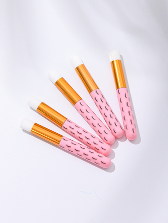 5支装睫毛清洁刷，面部清洁刷，撕拉式黑头鼻腔清洁刷，睫毛嫁接刷，睫毛清洁剂，适用于睫毛嫁接，眉刷，眼影刷，螺旋刷