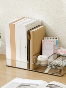 Simple Transparent Drawer Divider Storage Box For Stationery, Books, Cosmetics, Free Combination Organizer Container