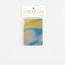 80張記事本，受文學啟發風景手帳材料便籤紙 - 軍綠色 - 查看 1