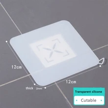 1个硅胶地漏盖，简约白色家用下水道防异味盖，适用于浴室厨房用品，厨房配件，厨房工具