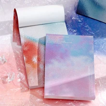 80張記事本，受文學啟發風景手帳材料便籤紙 - 軍綠色 - 查看 11