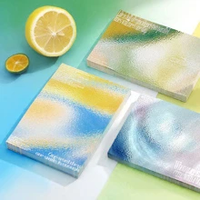 80張記事本，受文學啟發風景手帳材料便籤紙 - 軍綠色 - 查看 5