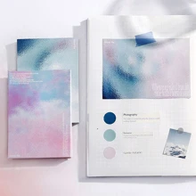 80張記事本，受文學啟發風景手帳材料便籤紙 - 軍綠色 - 查看 6