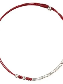 2023 New Arrival Women's Bamboo Joint Red Thread Woven Bracelet