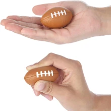 6pcs Mini Foam Football Party Favors - Apricot - View 2