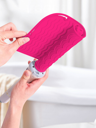 1 件便携式直发器/卷发器，带硅胶储物和耐热垫化妆包化妆配件旅行必需品旅行收纳袋适合海滩暑假返校家居装饰、家居装饰、适用于厨房、卧室、家庭、办公室、学校