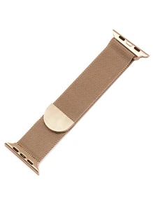 1条男女通用经典金属磁吸米兰尼斯网状表带，运动时尚，兼容 Series 11、Series 10、Series 9，尺寸45mm、49mm、38mm、40mm、41mm、42mm、44mm、46mm，以及 Ultra/SE/11/10/9/8/7/6/5/4/3/2/1 Ultra 3/2/1。 - 玫瑰金 - 查看 3