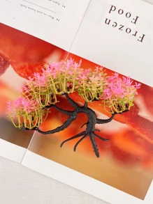 1pc Artificial Plant Without Pot - Multicolor - View 3