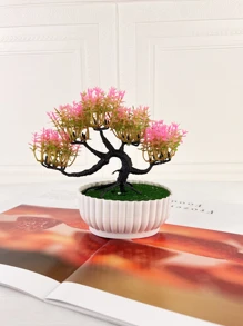1pc Artificial Plant Without Pot - Multicolor - View 2